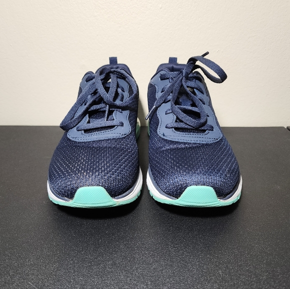 Skechers Lite-Weight Blue Athletic Trainers Sneakers Women's Shoes Size 9 - Picture 6 of 11